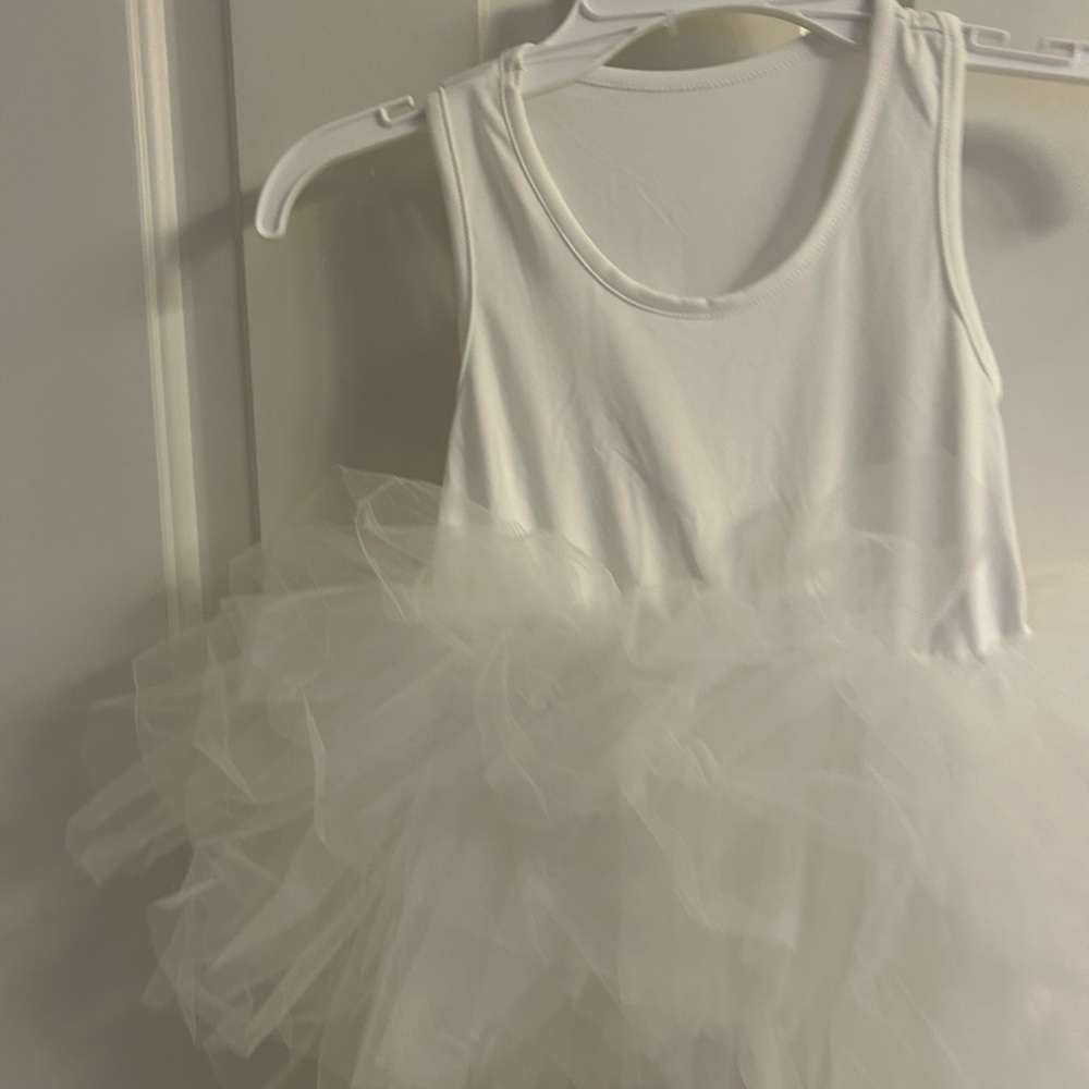 NWOT-Tortoise & Rabbit White Leotard With Attached Tutu